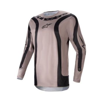 T-särk off road maastiku ALPINESTARS MX FLUID värv must/pruun