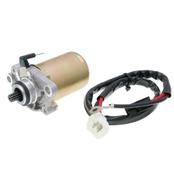 starter motor for Piaggio, Gilera, Derbi, Kymco, Aprilia & Peugeot 50cc 2T / 11 teeth