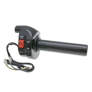 throttle tube w/ kill switch - universal