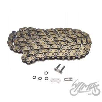 Drive chain iris 428 x-ring 124l gold