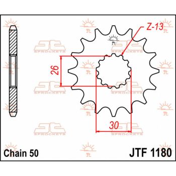 SPROCKET FRONT 18T 530