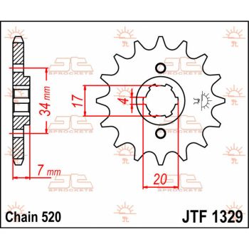 SPROCKET FRONT 12T 520
