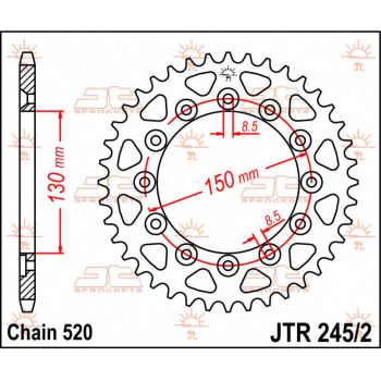 SPROCKET REAR 48T 520