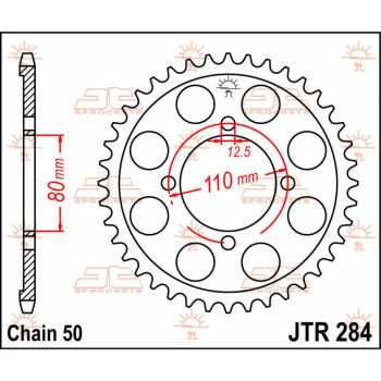 SPROCKET REAR 40T 530