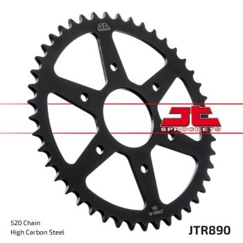 JT Rear Sprocket ZBK - Black Zinc JTR890.44ZBK