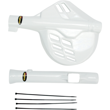 FORK/DISC GUARD CR/XR WHT