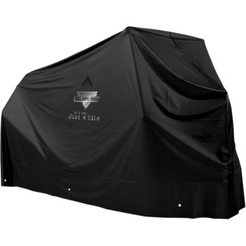 M/C COVER PVC BLK LG