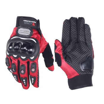 RĘKAWICZKI YAMEI MOTOR CZERWONE XXL