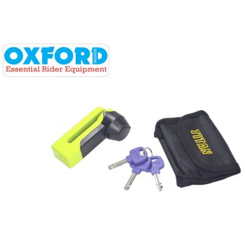 BLOKADA TARCZY HAMULCOWEJ OXFORD TITAN TRZPIEŃ 10mm, KOLOR ŻÓŁTY