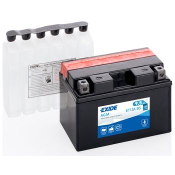 AKUMULATOR EXIDE YT12A-BS / ET12A-BS 9.5Ah AGM