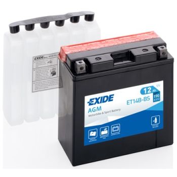 AKUMULATOR EXIDE YT14B-BS / ET14B-BS 12Ah AGM