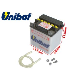 AKUMULATOR UNIBAT 12N5,5A-3B P+ 5,5Ah