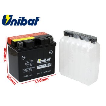AKUMULATOR UNIBAT CTZ7S-BS P+ 6Ah YTZ7-BS