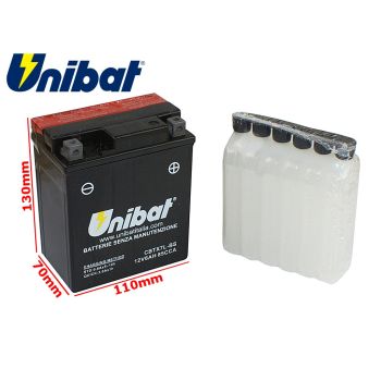 AKUMULATOR UNIBAT CBTX7L-BS P+ 6Ah YTX7L-BS