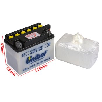 AKUMULATOR UNIBAT CB4L-B P+ 4Ah YB4L-B