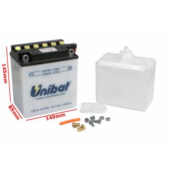 AKUMULATOR UNIBAT CB10L-B-P P+ 11Ah