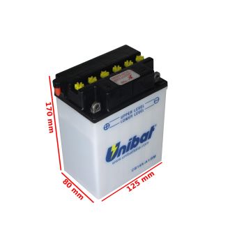 AKUMULATOR UNIBAT CB14A-A1 L+