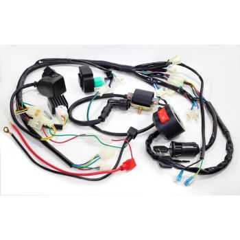 INSTALACJA ELEKTRYCZNA ATV 70/110/125 KPL. HB SILNIK POZIOMY Z OZNACZENIEM 139FMB, 147FMD, 152FMH, 154FMI WYSTĘPUJĄCY W ATV CHIŃSKIE QUADY