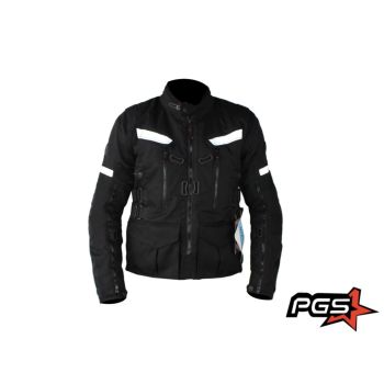 KURTKA TEKSTYLNA PGS REVITI CZARNO CZERWONA M