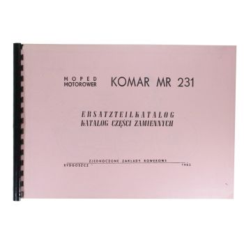 KATALOG CZĘŚCI ZAMIENNYCH KOMAR MR-231