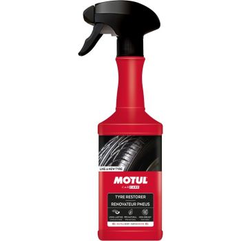 MOTUL TYRE RESTORER REHVI HOOLDUS- JA PUHASTUSAINE / REHVILÄIGE 500ML/PIHUSTI (CARCARE)