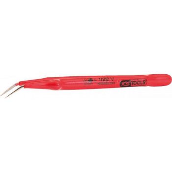 VDE TWEEZERS. CURVED. 11.5MM