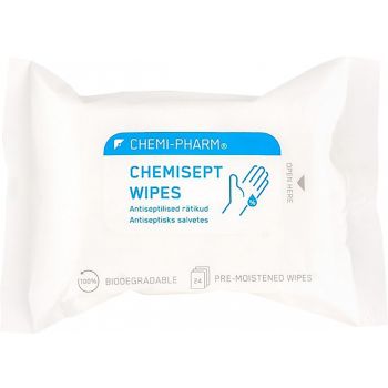 CHEMISEPT WIPES ANTISEPTILISED LAPID (DESO) 24TK CHEMI-PHARM