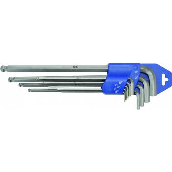 9-OS. TOLLMÕÕDUS L-KUUSKANTVÕTMETE KOMPL. 1/16"-3/8". KUULOTS TRIUMF