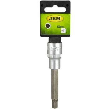 1/2" PIKK PADRUNOTSIK KUUSKANT 5MM. 100MM SATIN CR-VAN. RIPUTUSPAKEND JBM