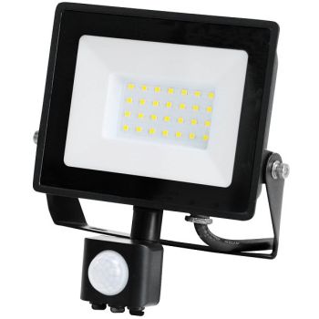 230V LED PROZEKTOR MHN 30W. ANDUR 2505LM 164X167MM KÜLM VALGUS. MUST IP65 LED2B