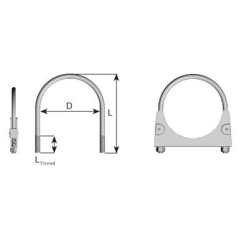 SUMMUTI U-KLAMBER 60.0MM EHH
