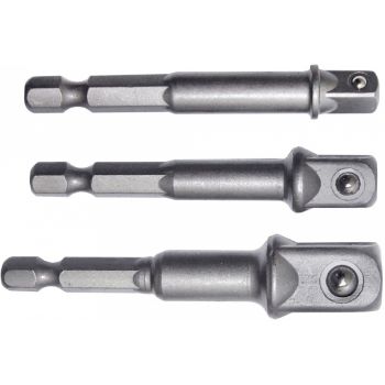 3-OS. TRELLIOTSIKU ADAPTERITE KOMPLEKT 1/4". 3/8". 1/2" TAPP TRIUMF