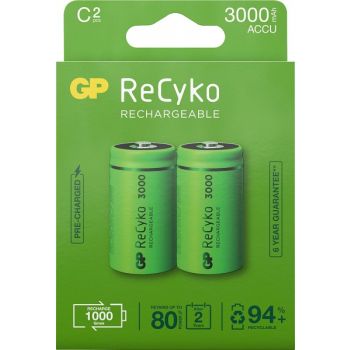 GP AKUPATAREI 3000MAH C/LR14 2TK RECYKO+