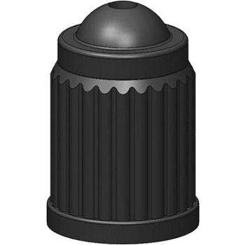 VENTIILIKORK. PLASTIK. TIHENDIGA. MUST 100TK