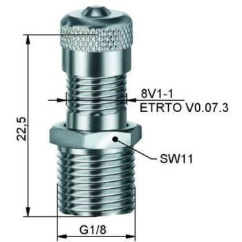 VENTIIL MAHUTILE 23MM - G1/8"