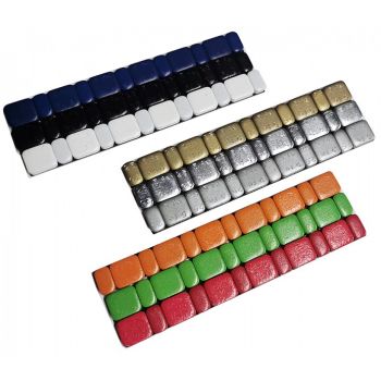 LIIMITAV TASAKAAL FE. ERINEVAD VÄRVID. 45X45G (6X5G+6X2.5G) KARP ITALMATIC