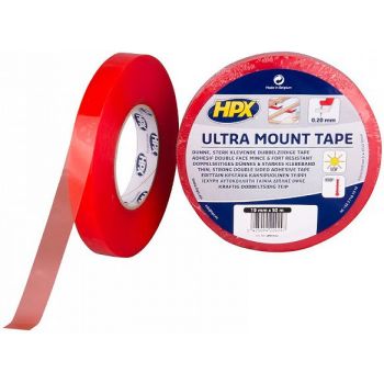 KAHEPOOLNE TEIP LÄBIPAISTEV 19MM. 10M ULTRA MOUNT HPX