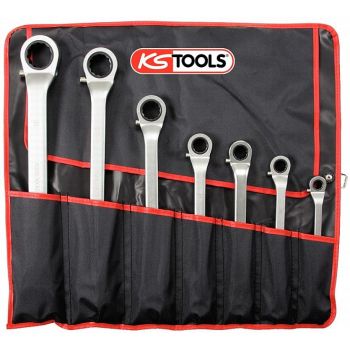 CLASSIC RATCHET RING SPANNER SET. 5PCS