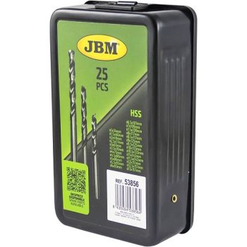 25-OS. HSS-G/4341 MET. PUURIDE KOMPL. "HOBBY" 1.0-13.0MM JBM