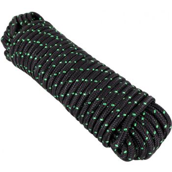 NÖÖR/KÖIS KAPRON 1/2" / 12.5MM. 30M. MUST (ROHELISED TÄPID) JBM