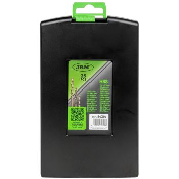 25-OS. HSS-COBALT MET. PUURIDE KOMPL. "COBALT 25" 1.0-13.0MM JBM
