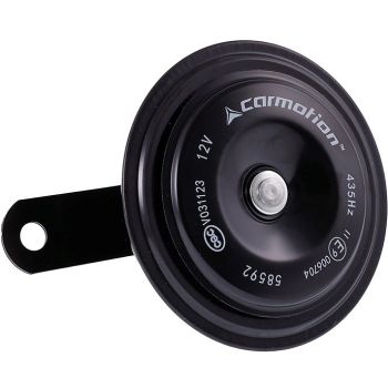 SIGNAAL MUST 118DB 12V DIAM. 90MM HOMOLOGEERITUD E9 CARMOTION