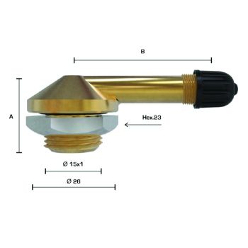 TL-VENTIIL VEOAUTO/HAAGIS V3-12-1 (MICH.1294) NURK 90. AVA=15.7. L=25+40