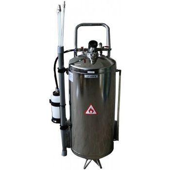 KÜTUSEIMUR 40L. PNEUMAATILINE. INOX. ADAPTERITEGA TRIUMF