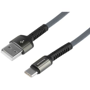 LAADIMISJUHE PÕIMITUD USB-C - LIGHTNING 200CM WAYME