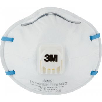 TOLMUMASK / KAITSEMASK / RESPIRAATOR KLAPIGA FFP2 1TK 8822 3M