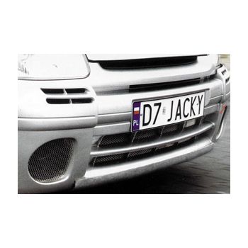 VÕRK JACKY 24X100CM MUST ROMB ("GRILL")