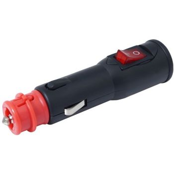 SIGARETISÜÜTAJA PISTIK LÜLITIGA EURO/DIN 12/24V 15A CARMOTION