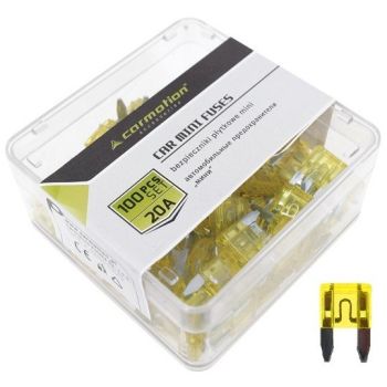 KAHVELKAITSE MINI 20A 100TK PLASTKARBIS CARMOTION