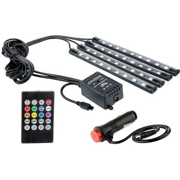 SALONGIVALGUSTID RGB 9 LED-GA 12V 4TK CARMOTION